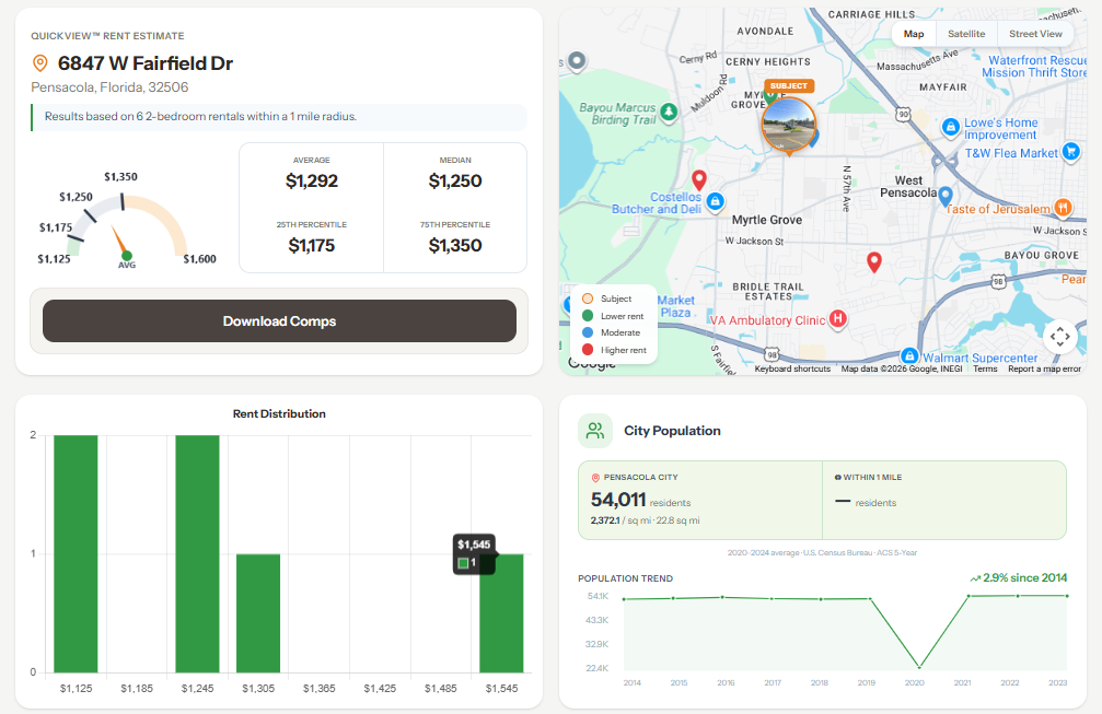Rentocheck Tool Screenshot